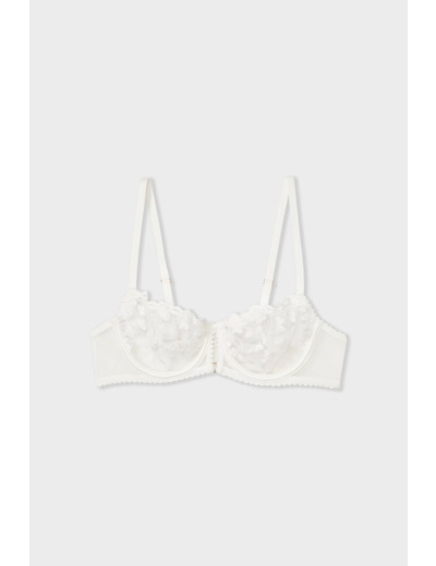 Soutien-gorge N.9 - Balconnet brodé