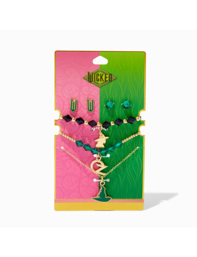 Parure de bijoux verts en exclusivité chez Claire’s Wicked™ - Lot de 5