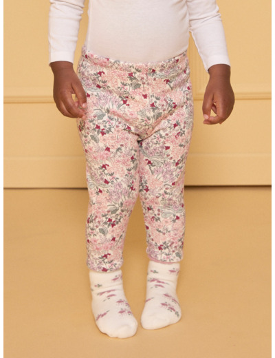 Legging fleuri
