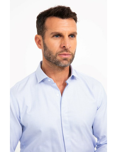 Chemise ajustée manches longues Bluwave