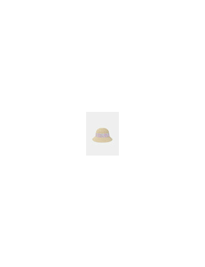 Chapeau de paille avec nœud Fille