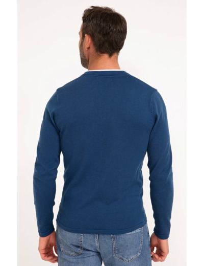 Pull uni col tunisien Loo