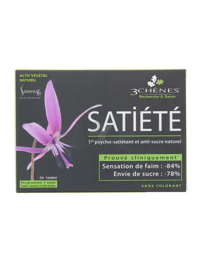 3 Chenes Satiete Satiéreal Comprimés Boîte De 28
