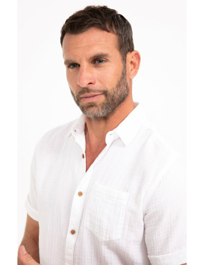 Chemise manches courtes Double Gaze