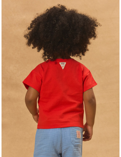 Tshirt rouge crabe et homard