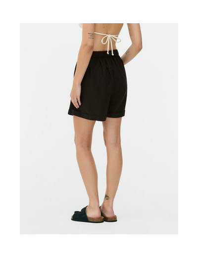 Short à nouer en mélange de coton