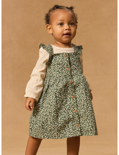 Ensemble body et chasuble fleuri