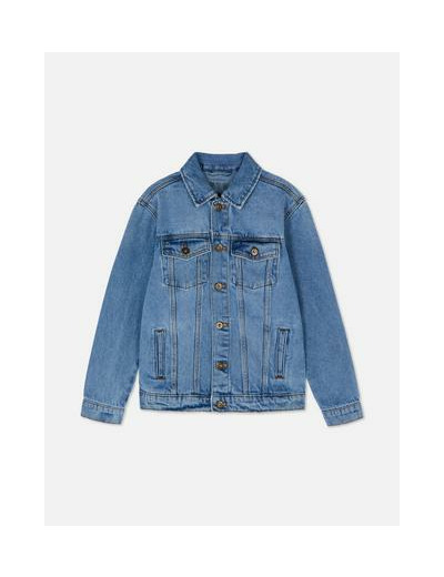 7–15 ans | Veste en jean à surpiqûres