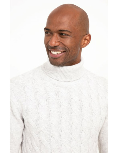 Pull Col Roulé Torsadé