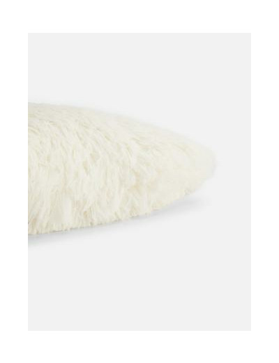 Coussin duveteux de forme allongée