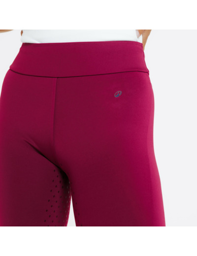 Legging équitation full grip femme - 500 violet cerise
