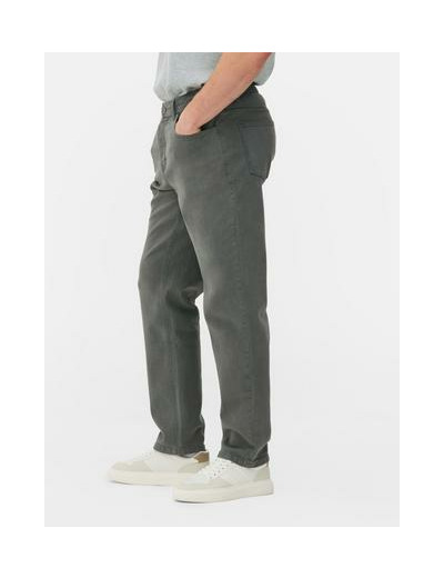 Jean droit à taille mi-haute