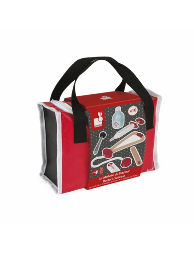 MALLETTE DU DOCTEUR EN BOIS