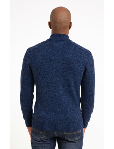 Pull Col Montant Boutonné