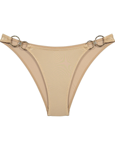 Bas de bikini taille haute avec découpe jambes