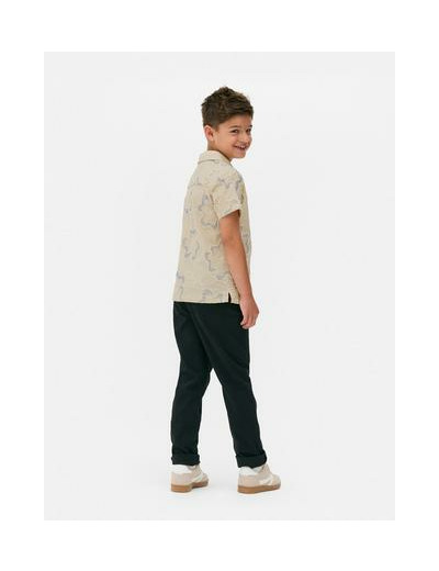 Chemise boutonnée à fleurs brodées