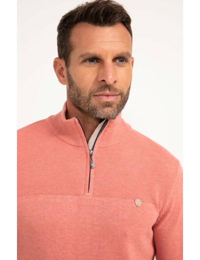 Pull col montant uni Contrast