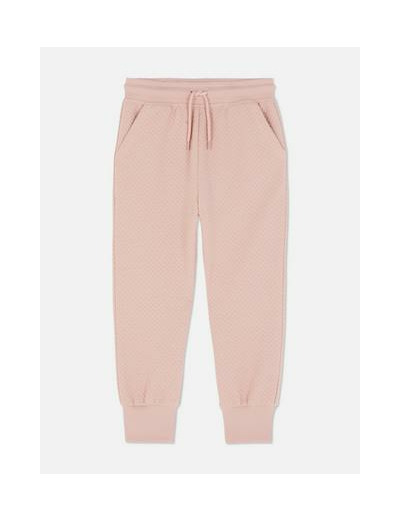 Bas de jogging texturé à revers et cordon de serrage