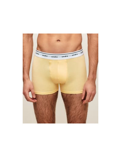 Boxer en coton jaune