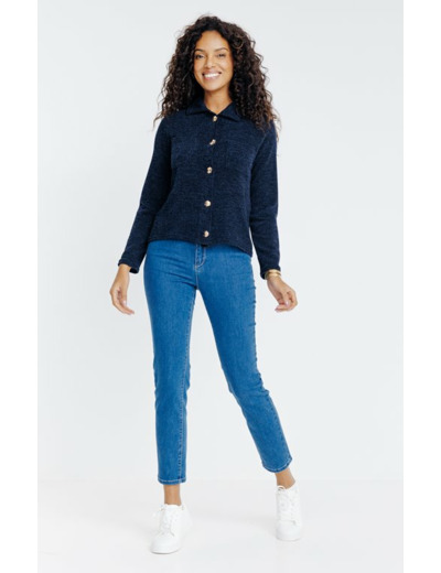 Cardigan boutons fantaisie