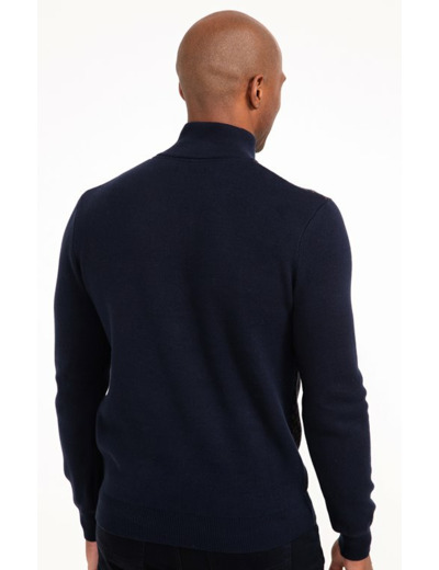 Pull col montant jacquard Fantaisie