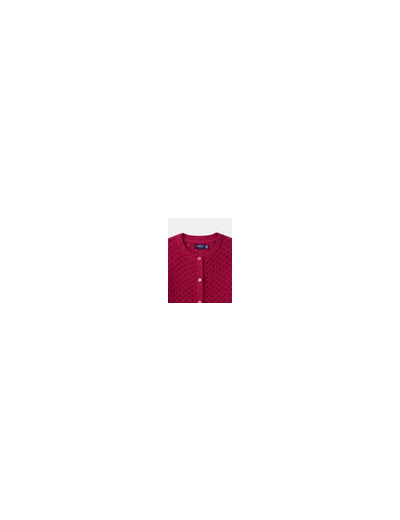 Gilet fuchsia pour filles