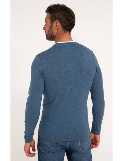 Pull col tunisien uni Jerti