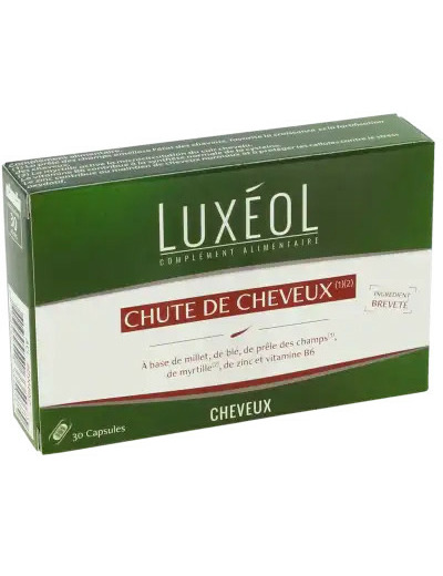 Luxéol Chute De Cheveux Capsules Boîte De 30