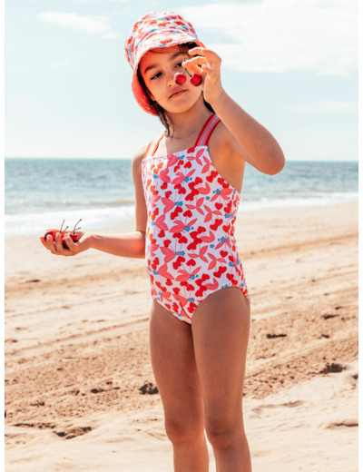 Maillot de bain une pièce réversible imprimé