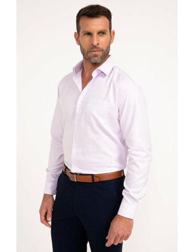 Chemise manches longues Micropink