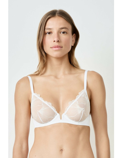 Soutien-gorge corbeille en broderie,Soutien-gorge corbeille en broderie;${refinementColor}