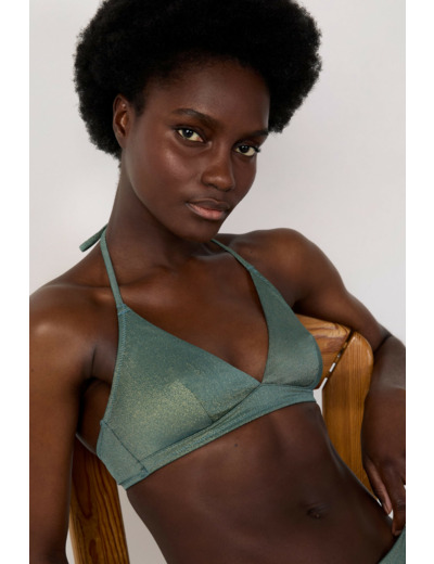 Triangle haut de maillot pailleté