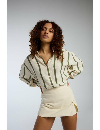 Blouse en mousseline