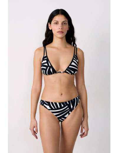 Culotte bikini bas de maillot imprimé