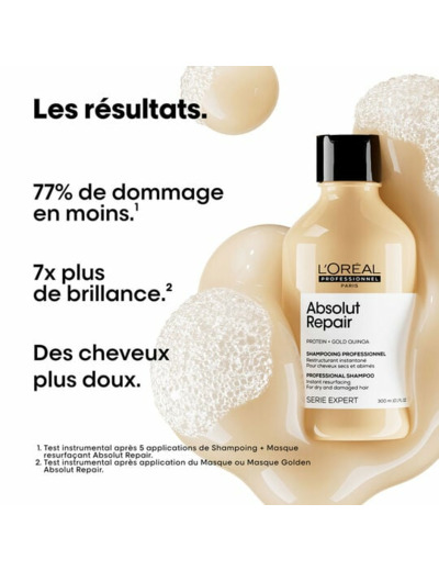 Shampooing restructurant instantané Absolut Repair 300 ml