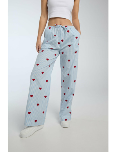 pantalon à imprimé