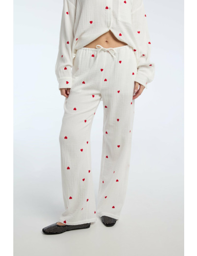 pantalon mousseline