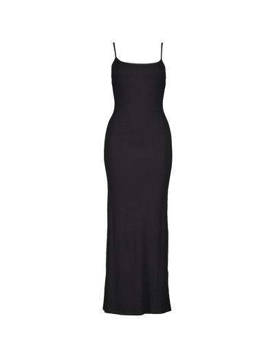 Robe longue ajustée