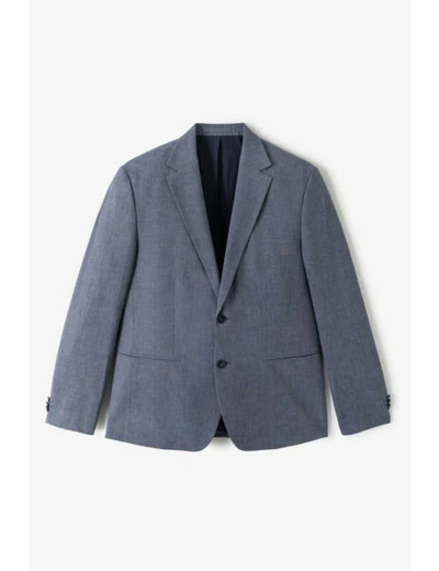 Veste de costume confort bi-ton - Bleu foncé