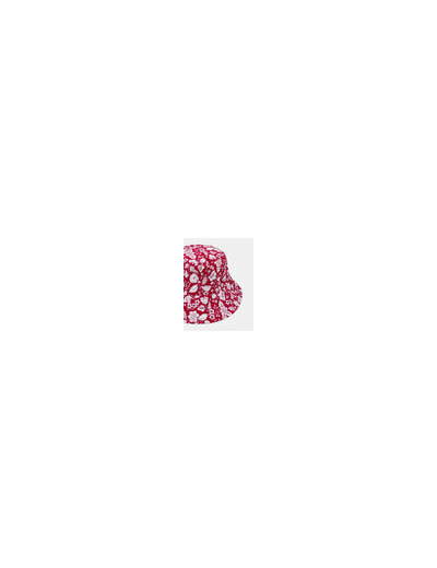 Bob à imprimé floral fuchsia pour fille