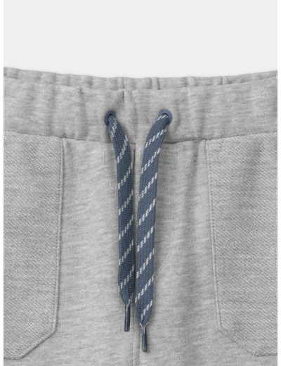 Pantalon Gris à bandes colorées