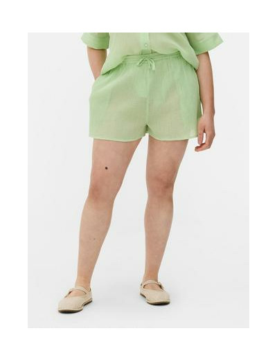 Short de plage froncé