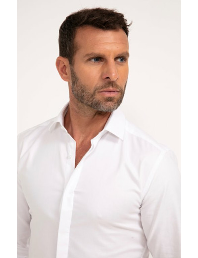 Chemise slim manches longues Microlos