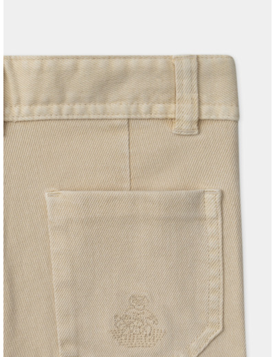 Pantalon Cargo Beige