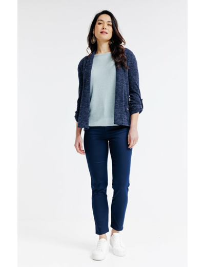 Cardigan manches retroussables