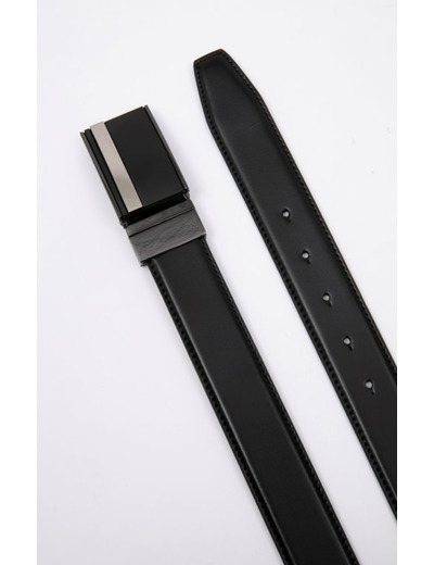 Ceinture cuir pour Homme avec plaque