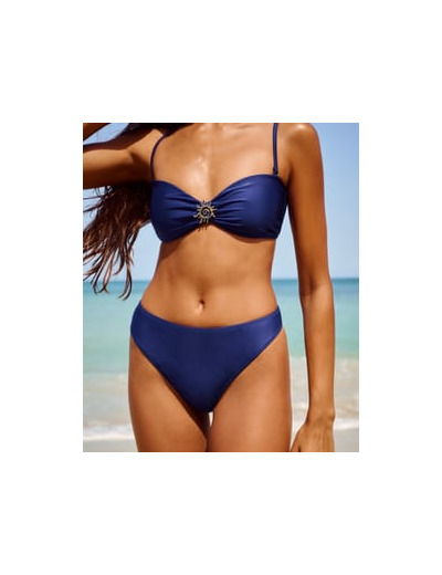 Culotte de maillot de bain effet satiné