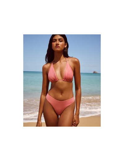 Maillot de bain triangle matière irisée effet mouillé