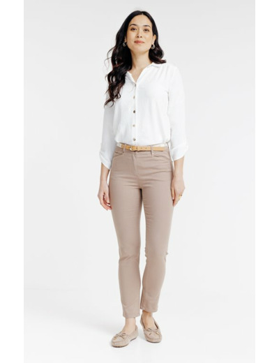 Pantacourt brodé lurex