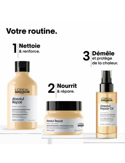 Shampooing restructurant instantané Absolut Repair 300 ml